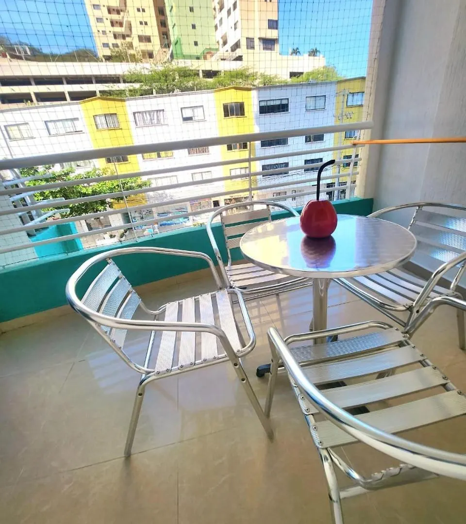 Lägenhet 303 El Rodadero, Apartamento Familiar , Piscina , Parqueadero Santa Marta  Colombia